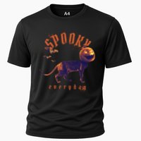 Pumpkin Head Cat Cooling Performance Crew T-Shirt