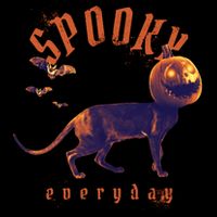 Pumpkin Head Cat Long Sleeve Shirt