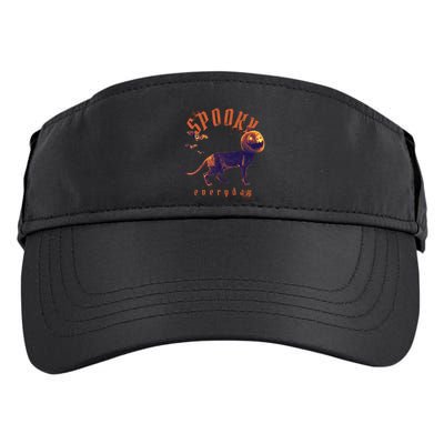 Pumpkin Head Cat Adult Drive Performance Visor