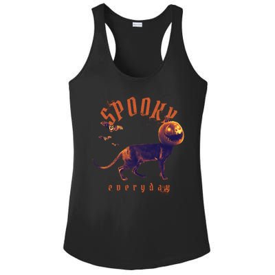 Pumpkin Head Cat Ladies PosiCharge Competitor Racerback Tank