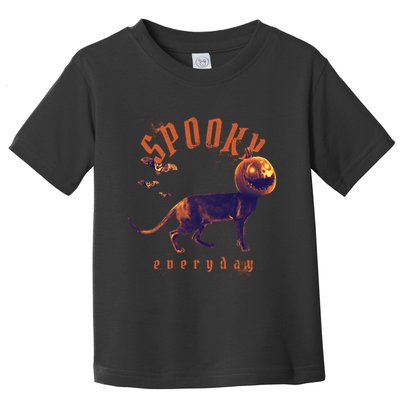 Pumpkin Head Cat Toddler T-Shirt