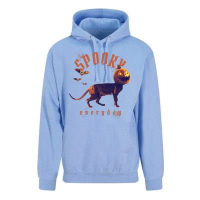 Pumpkin Head Cat Unisex Surf Hoodie