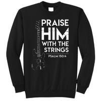 Praise Him Christian Worship Bass Guitar Player Sweatshirt