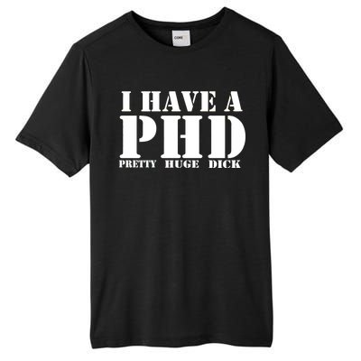 PHD Pretty Huge Dick Tall Fusion ChromaSoft Performance T-Shirt