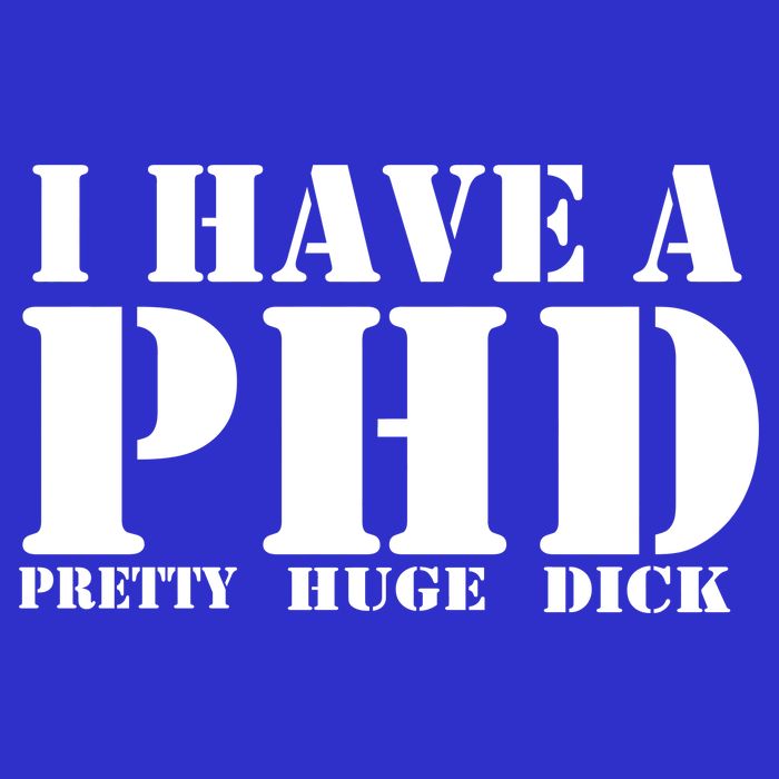 PHD Pretty Huge Dick Apron