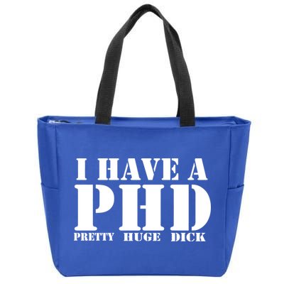 PHD Pretty Huge Dick Zip Tote Bag