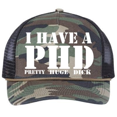 PHD Pretty Huge Dick Retro Rope Trucker Hat Cap