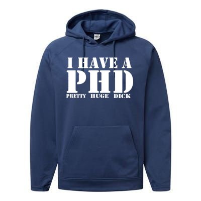 PHD Pretty Huge Dick Performance Fleece Hoodie