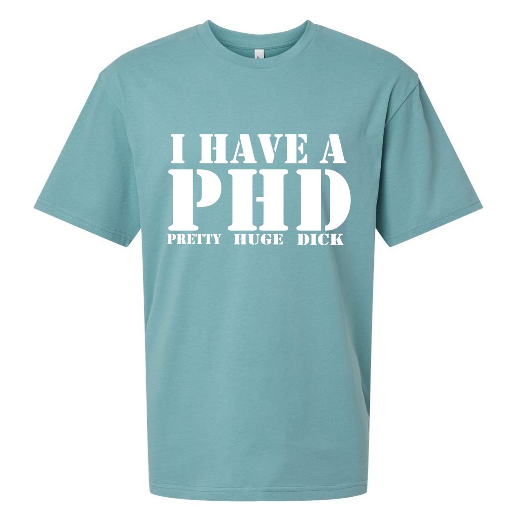 PHD Pretty Huge Dick Sueded Cloud Jersey T-Shirt