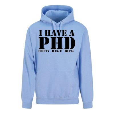 PHD Pretty Huge Dick Unisex Surf Hoodie