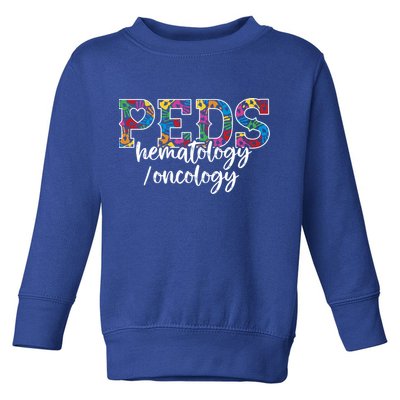 Peds Hematology/oncology Doctor Cute Gift Pediatric Hem/onc Nurse Gift Toddler Sweatshirt