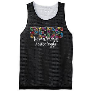 PEDS HematologyOncology Doctor Pediatric HemOnc Nurse Mesh Reversible Basketball Jersey Tank