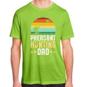 Pheasant Hunting Dad Fathers Day Pheasant Hunter Gift Adult ChromaSoft Performance T-Shirt