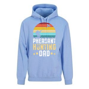 Pheasant Hunting Dad Fathers Day Pheasant Hunter Gift Unisex Surf Hoodie