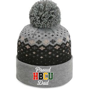 Proud Hbcu Dad Black College And University FatherS Day Funny Gift The Baniff Cuffed Pom Beanie