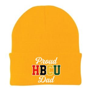 Proud Hbcu Dad Black College And University FatherS Day Funny Gift Knit Cap Winter Beanie