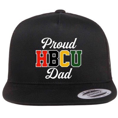 Proud Hbcu Dad Black College And University FatherS Day Funny Gift Flatbill Hat