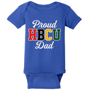 Proud Hbcu Dad Black College And University FatherS Day Funny Gift Baby Bodysuit