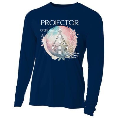 Projectors Human Design Gift Pastel Aura Premium Cooling Performance Long Sleeve Crew