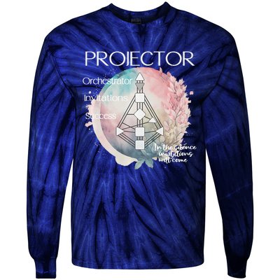 Projectors Human Design Gift Pastel Aura Premium Tie-Dye Long Sleeve Shirt