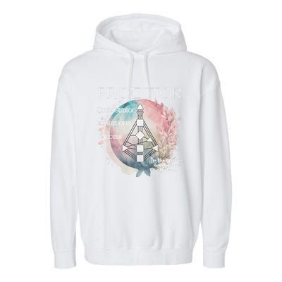 Projectors Human Design Gift Pastel Aura Premium Garment-Dyed Fleece Hoodie