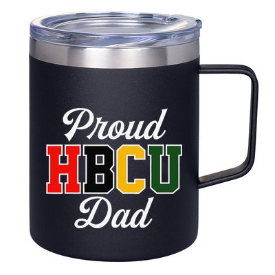 Proud Hbcu Dad Black College And University FatherS Day 12oz Stainless Steel Coffee Mug