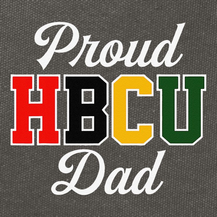 Proud Hbcu Dad Black College And University FatherS Day Cotton Canvas Backpack