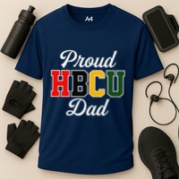 Proud Hbcu Dad Black College And University FatherS Day Cooling Performance Crew T-Shirt