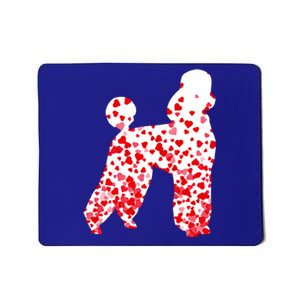 Poodle Heart Dog Valentine's Day Gift Mousepad