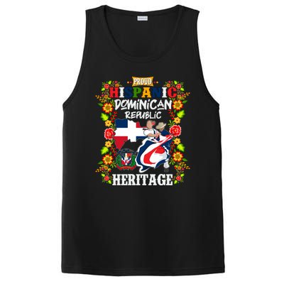 Proud Hispanic Dominican Republic Heritage PosiCharge Competitor Tank