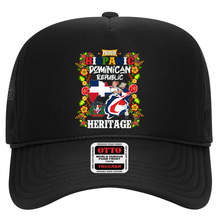 Proud Hispanic Dominican Republic Heritage Trucker Hat