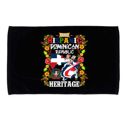 Proud Hispanic Dominican Republic Heritage Microfiber Hand Towel