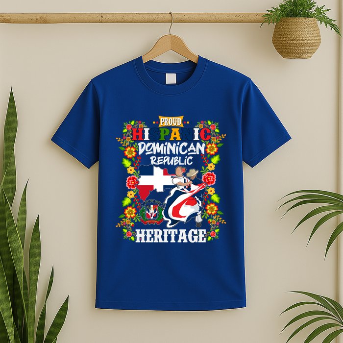 Proud Hispanic Dominican Republic Heritage T-Shirt
