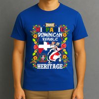 Proud Hispanic Dominican Republic Heritage T-Shirt