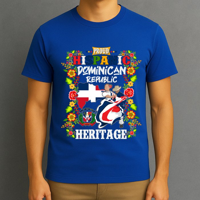 Proud Hispanic Dominican Republic Heritage T-Shirt
