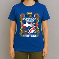 Proud Hispanic Dominican Republic Heritage T-Shirt