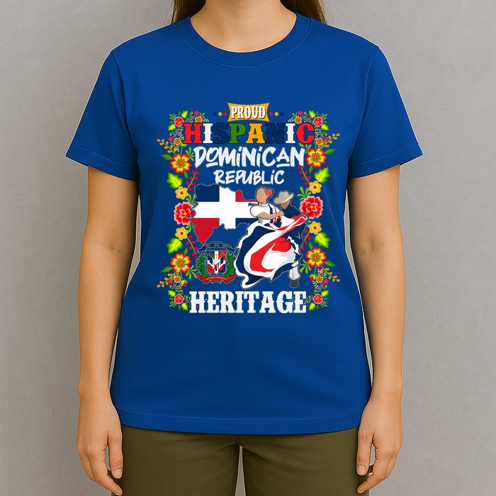 Proud Hispanic Dominican Republic Heritage T-Shirt
