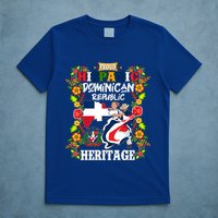 Proud Hispanic Dominican Republic Heritage T-Shirt