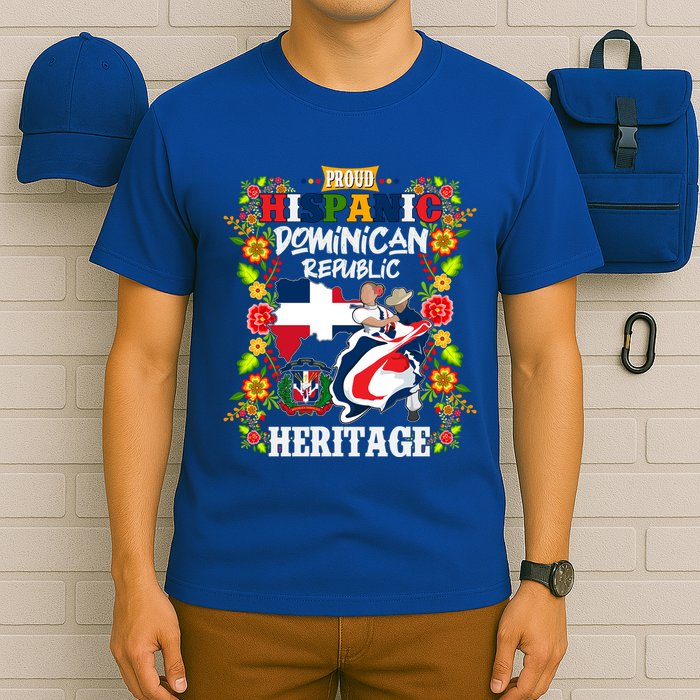 Proud Hispanic Dominican Republic Heritage T-Shirt