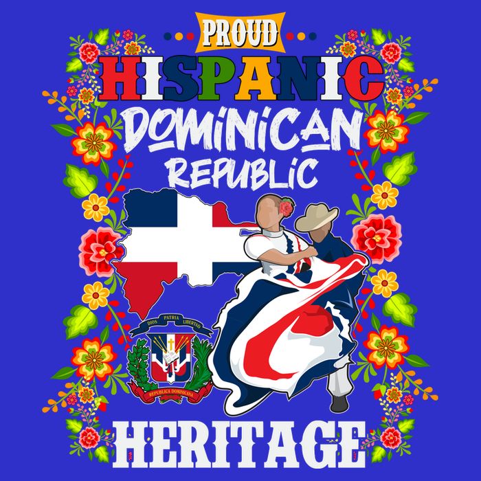 Proud Hispanic Dominican Republic Heritage T-Shirt