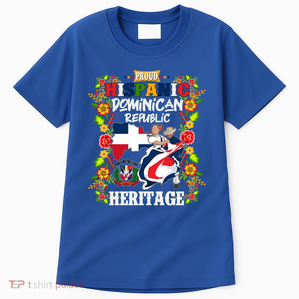 Proud Hispanic Dominican Republic Heritage Tall T-Shirt
