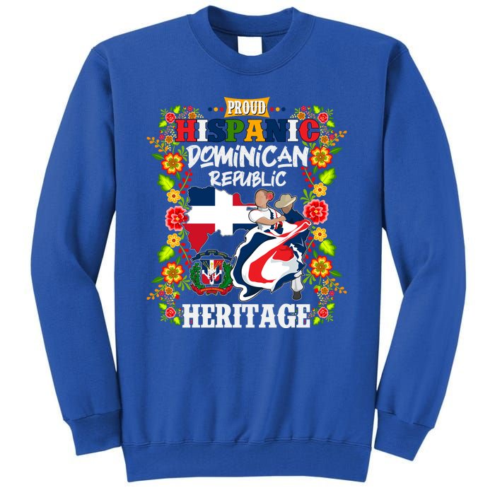 Proud Hispanic Dominican Republic Heritage Tall Sweatshirt