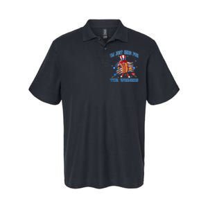 Patriotic Hot Dog Im Just Here For The Wieners 4th Of July Softstyle Adult Sport Polo