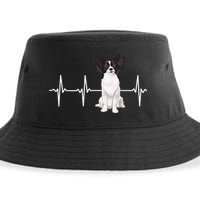 Papillon Heartbeat Dog Lover Sustainable Bucket Hat