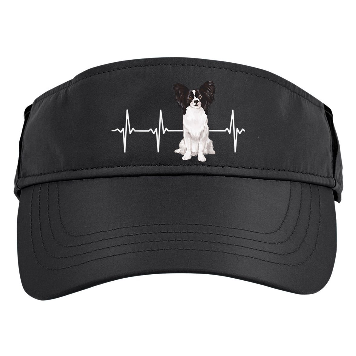 Papillon Heartbeat Dog Lover Adult Drive Performance Visor