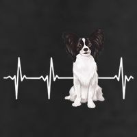 Papillon Heartbeat Dog Lover Adult Drive Performance Visor