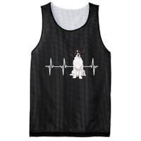 Papillon Heartbeat Dog Lover Mesh Reversible Basketball Jersey Tank