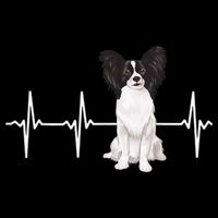 Papillon Heartbeat Dog Lover Mesh Reversible Basketball Jersey Tank