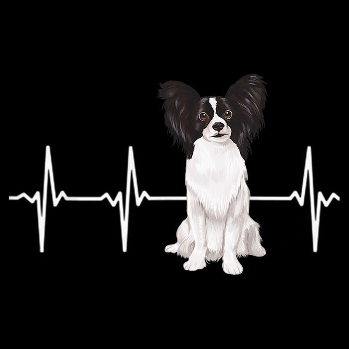 Papillon Heartbeat Dog Lover Mesh Reversible Basketball Jersey Tank