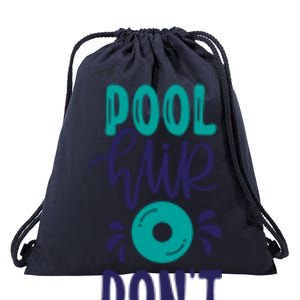 Pool Hair Don’T Care Drawstring Bag